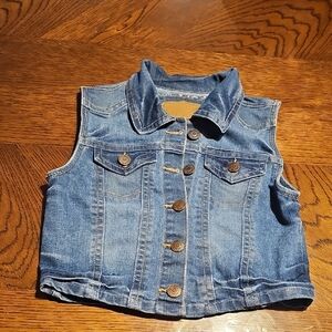 Wallflower Classic Blue Denim Vest